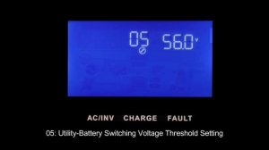 How to Change Settings of Hybrid Inverter ECO-WORTHY 3500Watt All-in-One Hybrid Inverter Settings