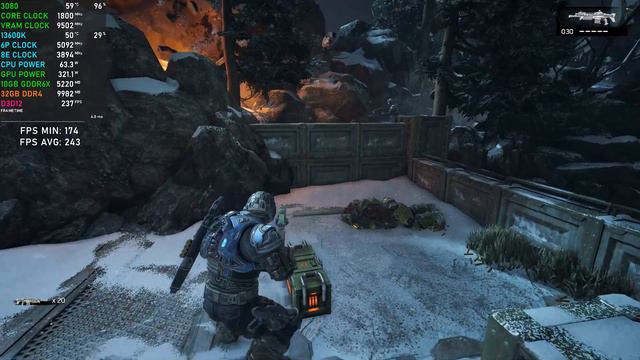 Gears of War 4: High - 1440P  RTX 3080  13600K