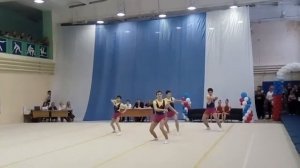 9 12 2017 Омск Кубок Зикунова Всероссийские соревнования по Спортивной Акробатике мужская четверка
