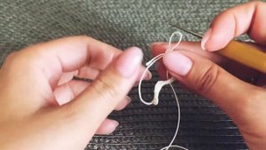 Рельефная Салфетка крючком Lira 1