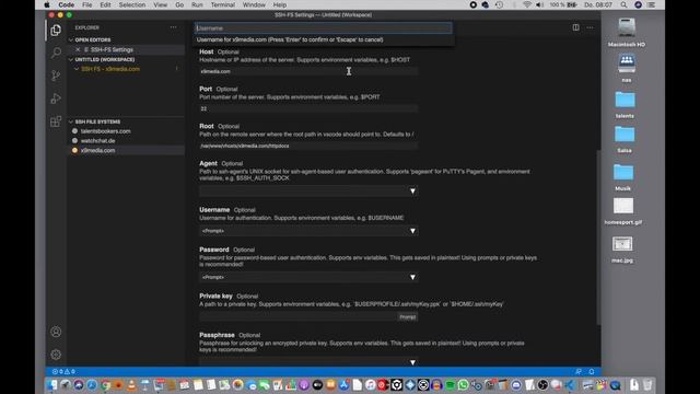 MS Visual Studio Code Remote SSH FS Extension deutsch смотреть онлайн