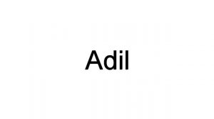 How To Pronounce Adil