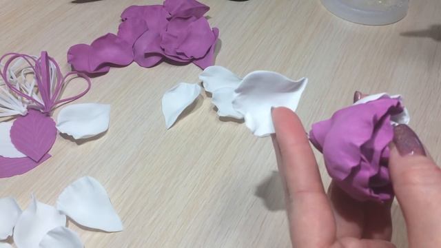 МК Украшение из Фоамирана. Без молдов.