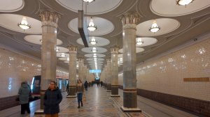 ?? Московское метро. Лёгкость и элегантность, станция Киевская.