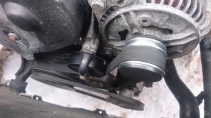 Работа 1.9 tdi с обгонной муфтой и без