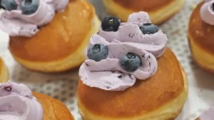 Коллекция пончиков. Корейская уличная еда.