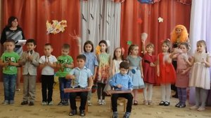 Осенний праздник в подготовительной группе. "Весёлый оркестр"