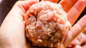 Ежики из фарша индейки с рисом