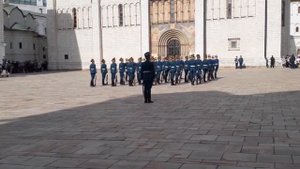 Церемониальный развод конных и пеших караулов Президентского полка