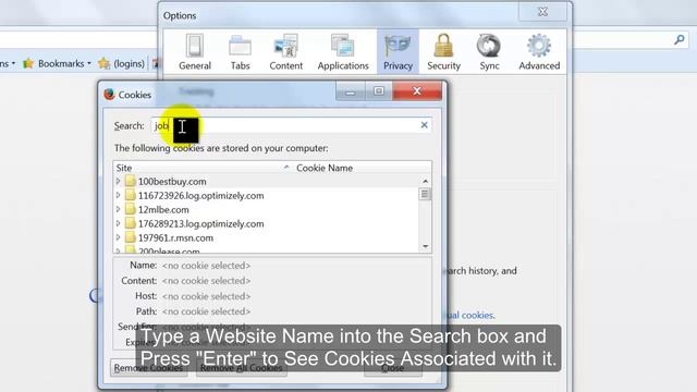 How to Find Cookies in Mozilla Firefox смотреть онлайн