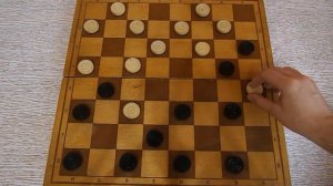 Самая разгромная комбинация в шашках