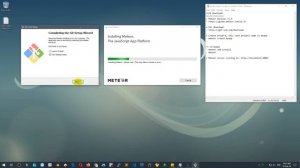 Install Meteor and git on Window 10