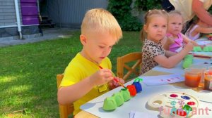 Рисование на природе "Гусеница" Funny Ant Malahovka