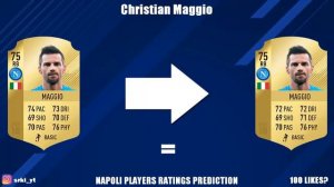 FIFA 19 | NAPOLI PLAYERS RATINGS PREDICTION | w/ Insigne, Mertens & Hamsik