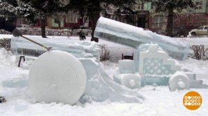 Ледовые скульптуры: какая красота! Доброе утро. Суббота. Фрагмент выпуска от 25.12.2021