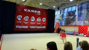 "Рождественский турнир". г. Москва. 2016 г. Эстетическая гимнастика.Категория 6-8 лет.(2)