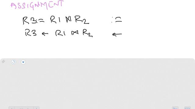 #12: Assignment Operator | Relational Algebra