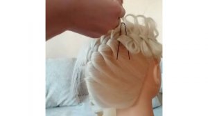 Как заплести причёску "бантики "?/How to braid hair bows?