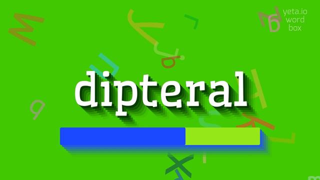 HOW TO SAY DIPTERAL? #dipteral смотреть онлайн