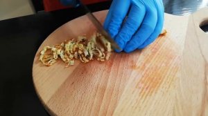 Салат"СОЛНЕЧНЫЙ" # ВКУСНЕЙШИЙ салат с ГРЕЦКИМ ОРЕХОМ, КУКУРУЗОЙ и жареными БЛИНЧИКАМИ !!!