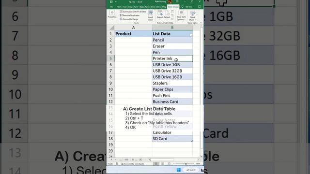 How do I create a dynamic drop down list in Excel - Excel Tips and Tricks