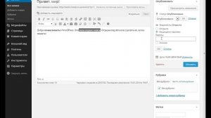 Установка и настройка WordPress с нуля. 1 урок
