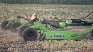 Мульчирование стерни подсолнечника перед севом озимых