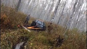 Гусеничный Болотоход Вулкан , поездка с Шерпом на Васюганье .