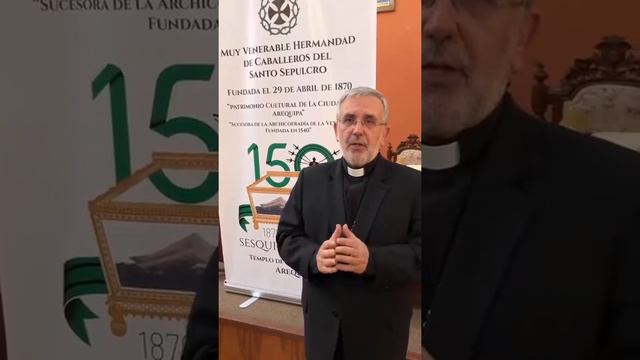 Invitación: Jubileo de la Hermandad del Santo Sepulcro de Arequipa 2020