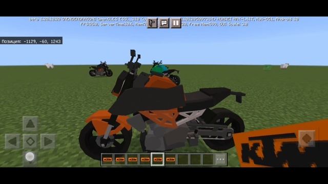 МОД НА НОВЫЕ МОТОЦИКЛЫ УЖЕ MINECRAFT PE 1.20.10.20 смотреть онлайн