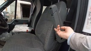 Установка дополнительного подлокотника водительского сидения на Форд Транзит