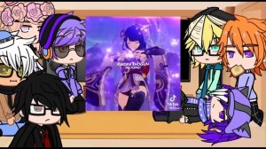 Past!Obey me! React to F!mc as Raiden ei(read desc)