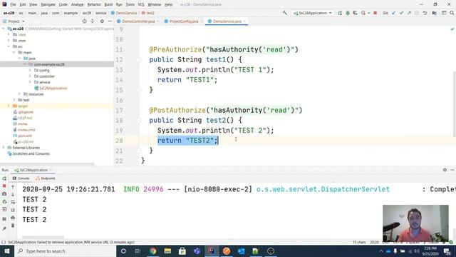 Spring Security - Lesson 28 - Preauthorization, postauthorization, prefiltering and postfiltering смотреть онлайн