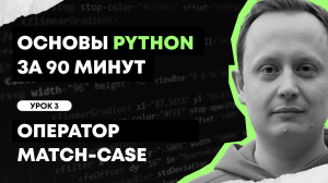 Основы Python за 90 минут | Урок 3: Оператор Match-case