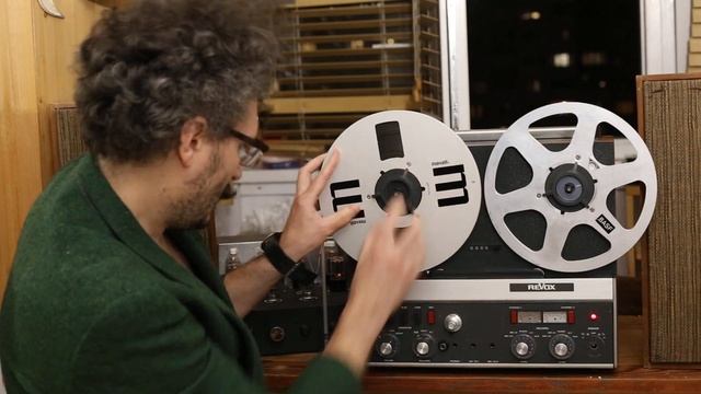 Revox A77. Бобины просто пушка. смотреть онлайн