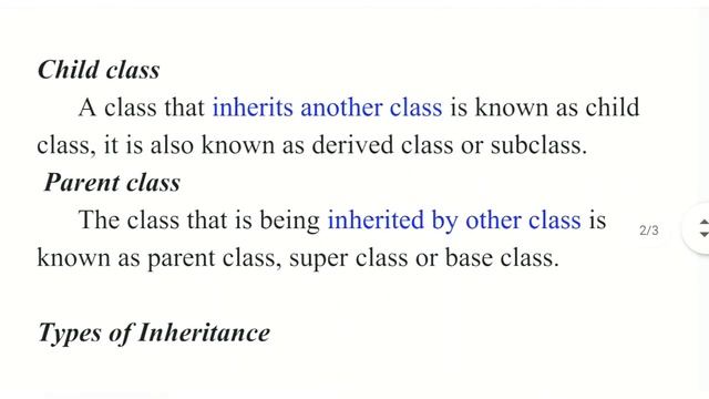 Inheritance/Types of Inheritance in C++/ Difference between Parent class&Child Class inheritance