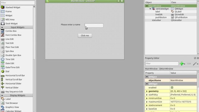 Using QT designer to make a basic UI смотреть онлайн