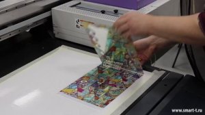 Mimaki JFX500 - печать на зеркале с выборочным снятием амальг