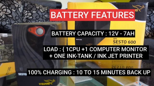 V-Guard Sesto 600 ups - vguard ups | Computer ups | ups, backup ups. смотреть онлайн