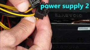 How to install a graphics card with power cable adapter