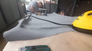 Перетяжка потолка BMW Е34 1990 год своими руками, люк, стойки#bmw