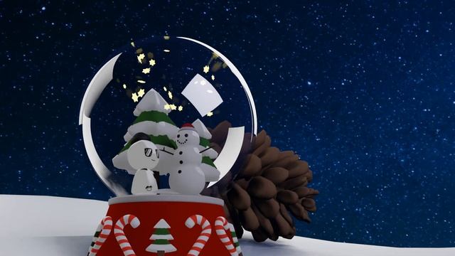 Blender animation?christmas snow globe⛄ смотреть онлайн
