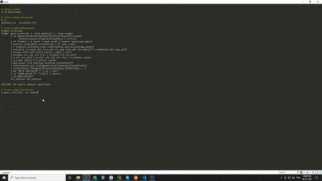 Compress a Raster - gdal_translate смотреть онлайн