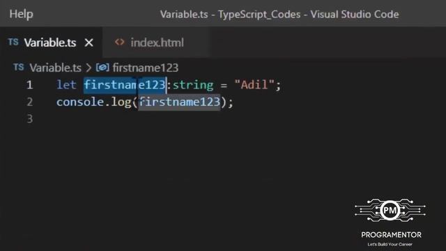 10 | Variables in TypeScript | Variable Syntax | TypeScript Tutorial | Learn TypeScript (Hindi/Urdu