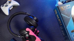 Настоящий объемный звук в играх - Игровые Наушники Creative Super X-Fi Air Gamer