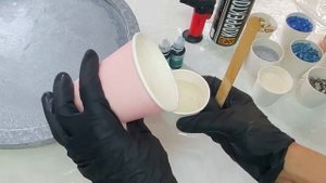 Объёмное море эпоксидной смолой /часть 1 /  resin art