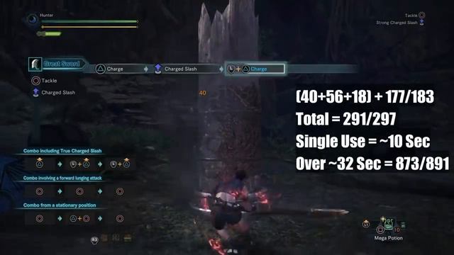 Monster Hunter World [MHW] - The BEST Great Sword Combos (Guide)