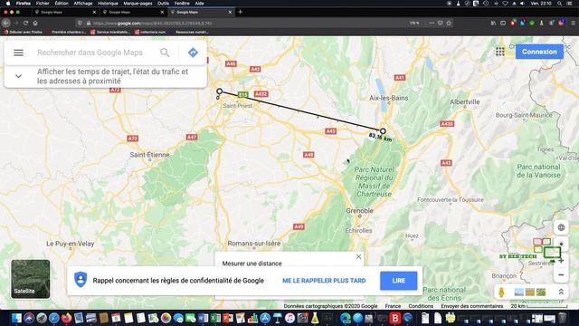 Calculer les distances à vol d'oiseau (Tuto google maps) смотреть онлайн