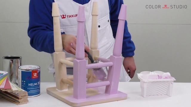 Красим табурет своими руками смотреть онлайн