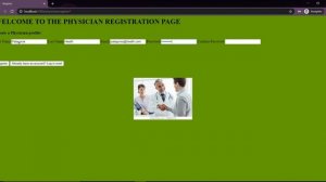 Physician Patient Registration App with Flask and MySQL